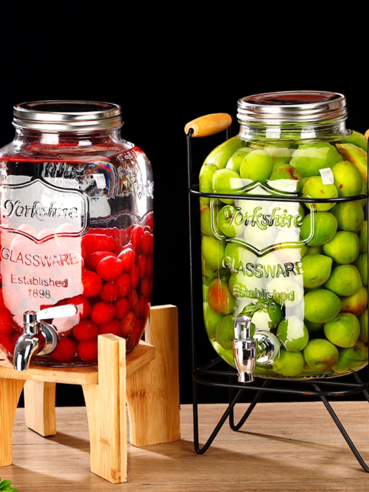 玻璃泡酒瓶带龙头饮料桶果汁桶柠檬酵素桶牛碧桶可乐桶家用密封罐