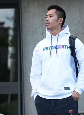 STN潮牌全棉薄绒连帽卫衣精神变态春秋外套立体宽松版型猩猩屎蛋