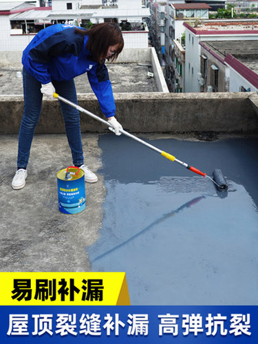 青龙屋面防水漏修补材料建筑裂缝速干灌浆胶聚氨酯沥青专用防水涂