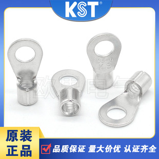 KST健和兴 圆形裸端子 DRNB5-6 德标DIN46234 紫铜 UL RoHS认证