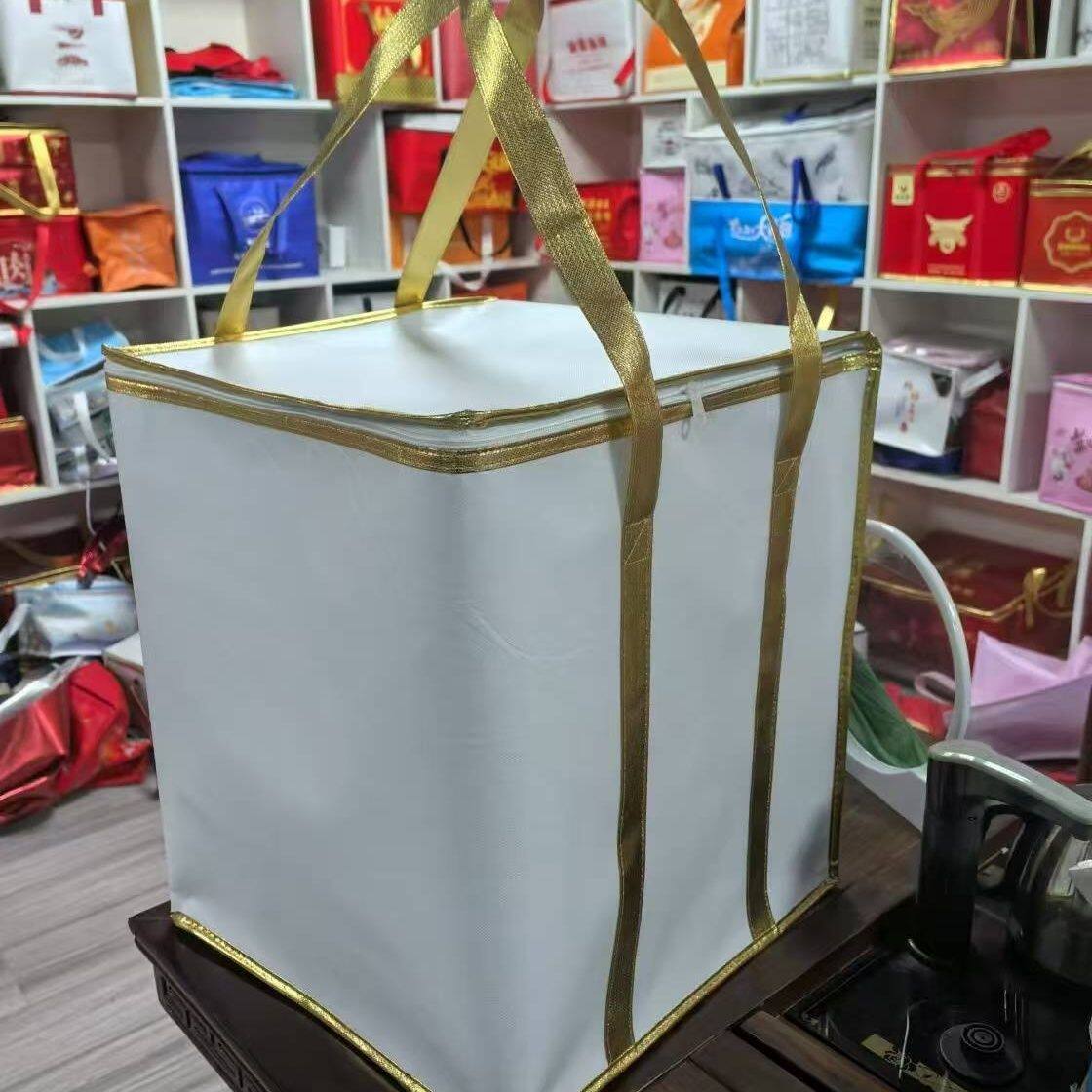 14寸加大加固烘焙蛋糕铝箔保温袋政现货印刷LOGO