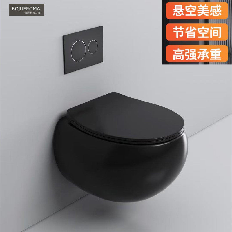 壁挂式超漩马桶家用入墙式隐藏悬挂嵌入墙排挂墙挂壁式悬空坐便器