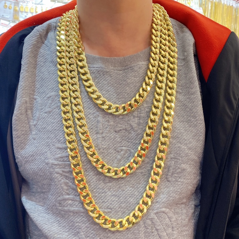 大金链子嘻哈夸张铝合金节日装扮