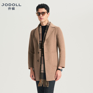 大衣25年冬日常商务修身 男士 jodoll乔顿中长款 保暖外套 舒适品质