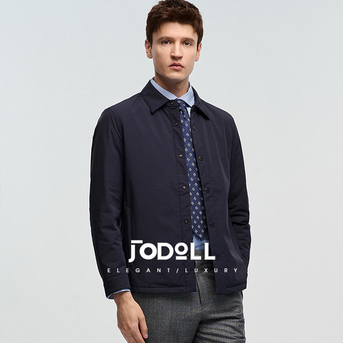 舒适商务羽绒服乔顿保暖翻领休闲