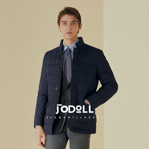绵羊毛休闲常规羽绒服JODOLL立领