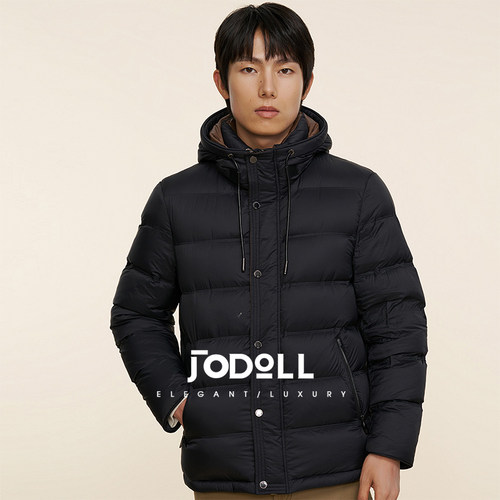 JODOLL休闲短款舒适羽绒服保暖