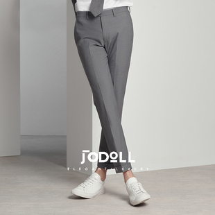 羊毛西裤 商务修身 直筒灰色西裤 九分裤 乔顿男士 时尚 子 商场正价款