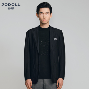 西服条纹修身 外套25年秋冬高端男士 乔顿商务休闲西装 单西 泡泡纱