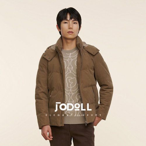 JODOLL休闲商务短款羽绒服保暖