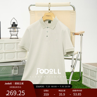 T恤 JODOLL 乔顿通勤休闲POLO衫 含桑蚕丝舒适透气时尚 百搭短袖