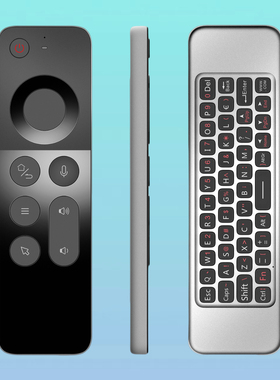 wechip W3 2.4G语音飞鼠遥控器无线键盘体感空中鼠标适用安卓盒子