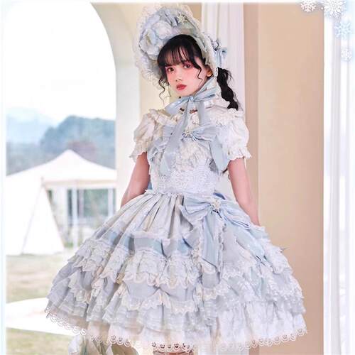 Lolita洋装华丽花嫁jsk吊