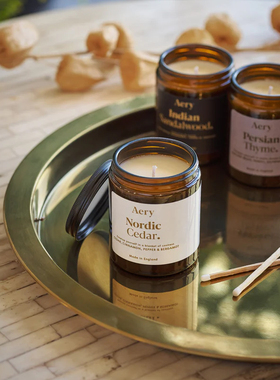 Aery英国远方大地系列香薰蜡烛家用室内香氛植物精油无烟大豆蜡