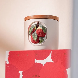 THISISFORU荔枝香薰蜡烛礼盒室内香氛持久结婚生日圣诞礼物伴手礼