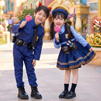【发货快】儿童动物城警官cos服