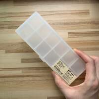 MUJI PP medicine box, portable medicine packaging box with 6 compartments, 7 compartments and 12 compartments, polypropylene pill box thumbnail 6