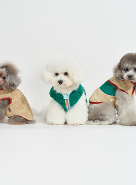 Sniff宠物狗狗猫咪秋冬装双面复合御寒马甲泰迪比熊中小型犬衣服