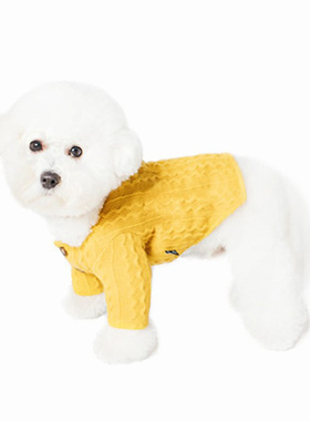 Sniff宠物狗猫咪春秋装针织短款打底衫泰迪法斗比熊中小型犬衣服