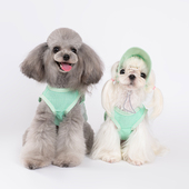 Sniff宠物狗狗猫咪春夏撞色网眼背心泰迪比熊中小型犬衣服不带帽