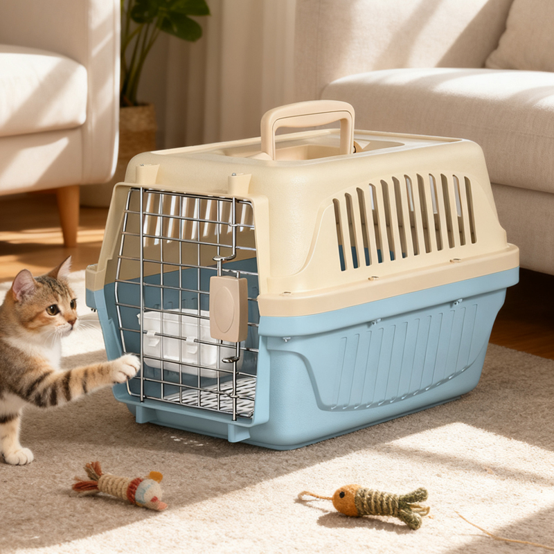 宠物航空箱猫咪外出便携手提猫笼子狗狗托运箱车载笼子太空箱猫包