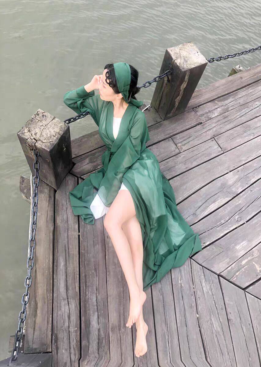 新款影楼摄影写真主题女古装姐妹闺蜜青蛇白蛇汉服走秀演出服装素