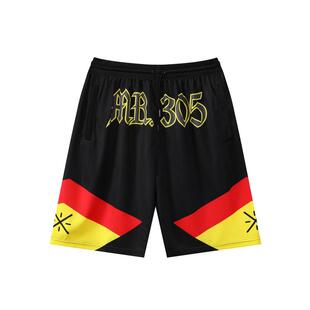 RHUDE篮球短裤男运动宽松夏季跑步训练速干美式裤子四分裤健身男