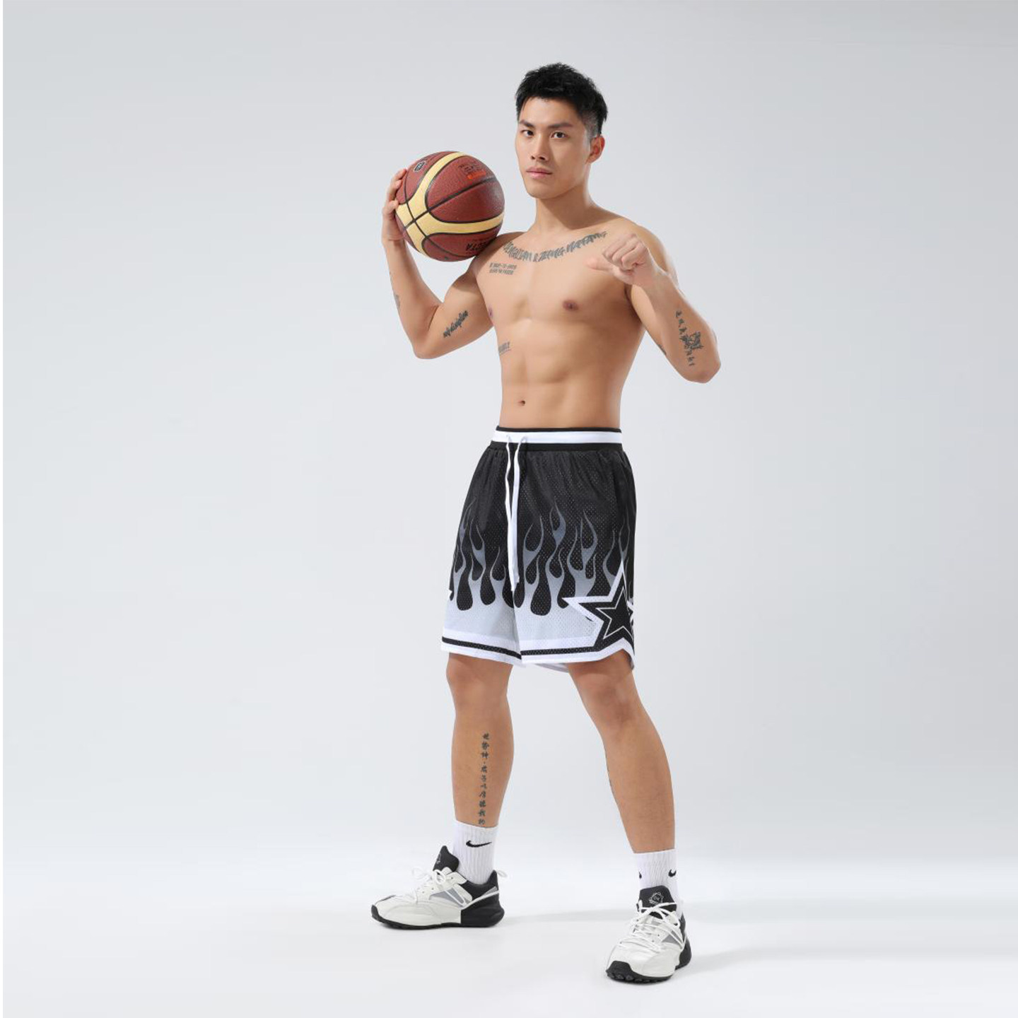 新款豹纹篮球大短裤男女外穿宽松透气不过膝休闲运动美式四分裤衩,运动服/休闲服装,运动中长裤／短裤,淘宝优惠券,粉丝福利购,淘宝优惠卷