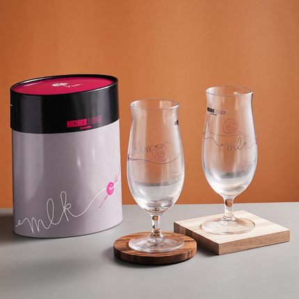 日本原装进口aderia设计师小西美纪联名款香槟杯高脚杯葡萄酒杯