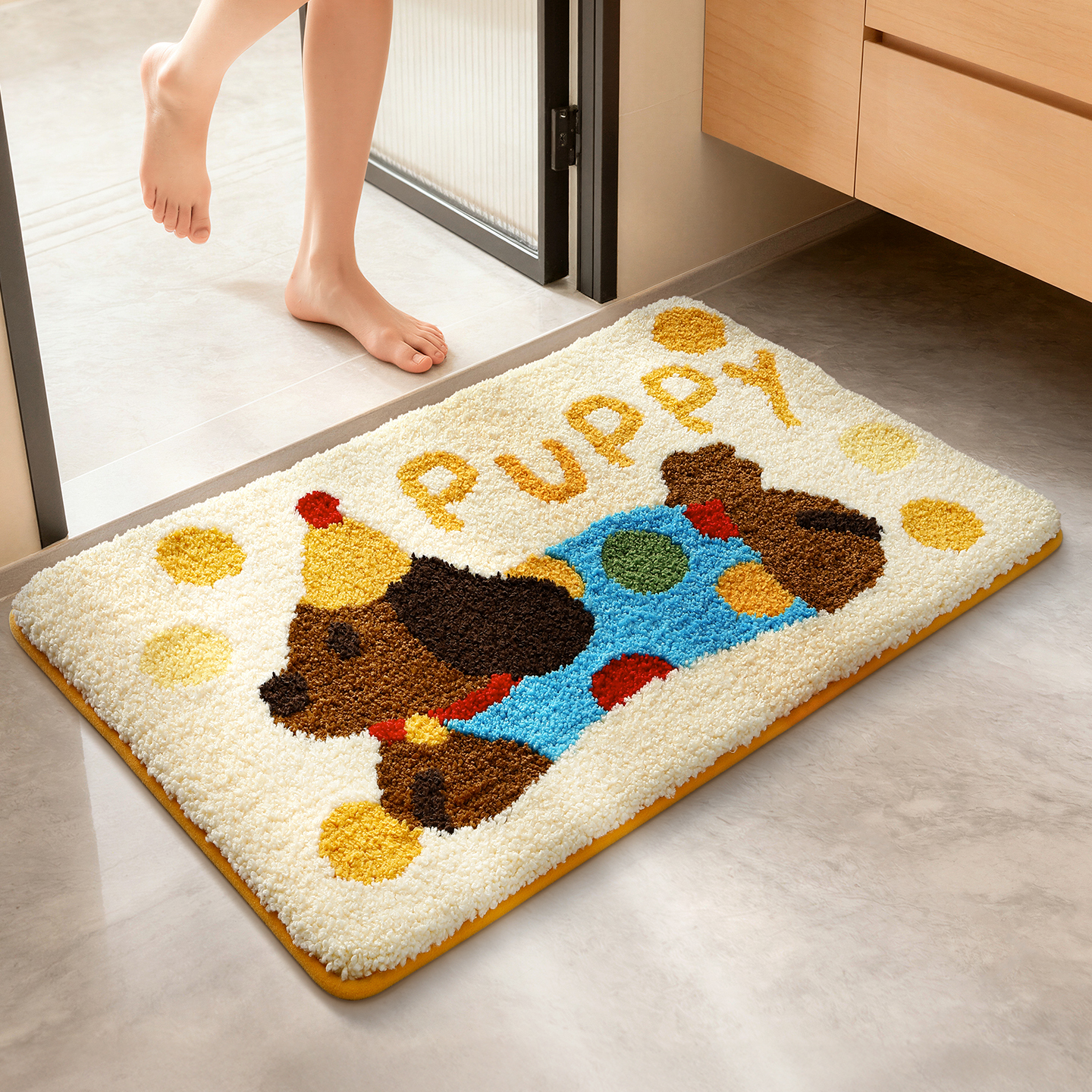 大江浴室吸水地垫卫生间加厚脚垫