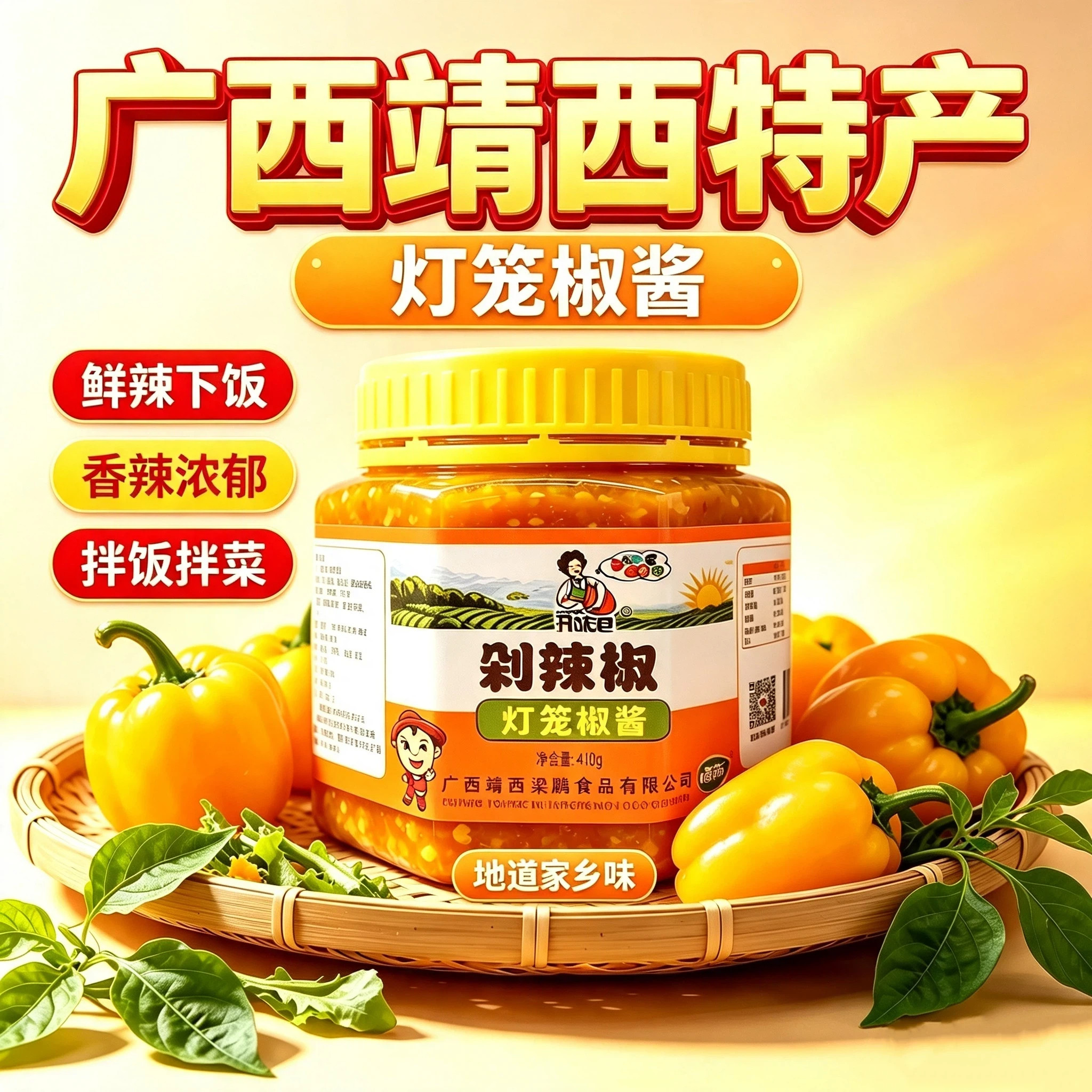 正宗广西美味食品鲜香香辣辣椒酱