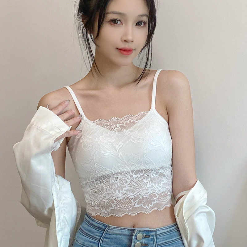 小云肌内衣美背蕾丝内衣女打底抹胸学生韩版无钢圈聚拢美背文胸内
