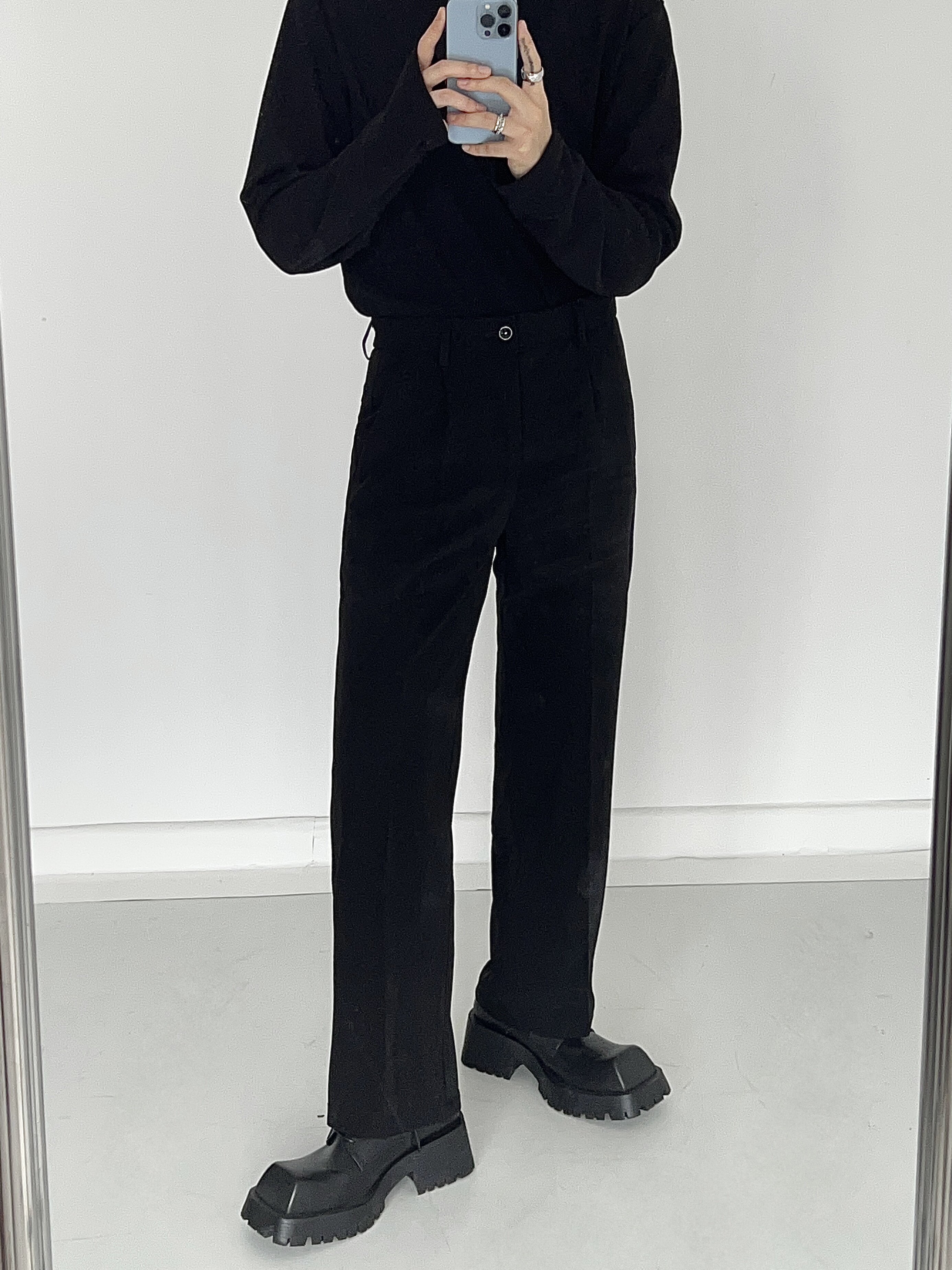 advanceboy高级感免烫西裤设计百搭超显腿长垂感宽松休闲直筒长裤