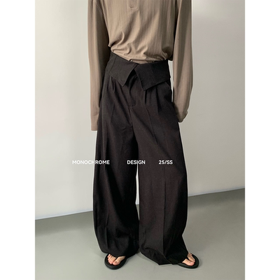 MONOCHROME老钱设计感西裤