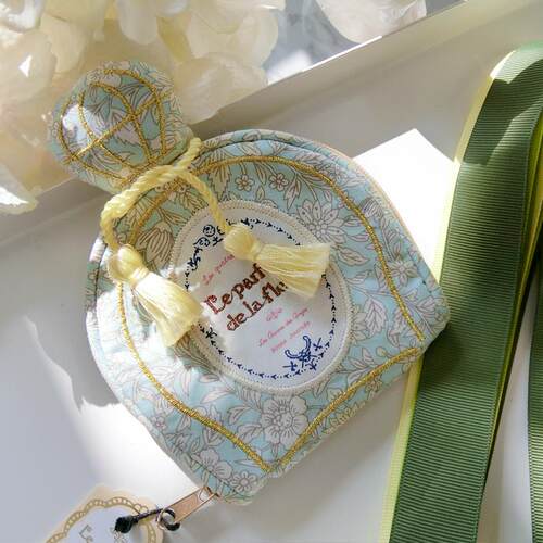 首饰包法式浪漫小碎花布艺首饰盒