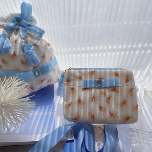 卫生巾收纳包大容量拉链旅行便携月事装m巾棉条小包姨妈巾收纳包