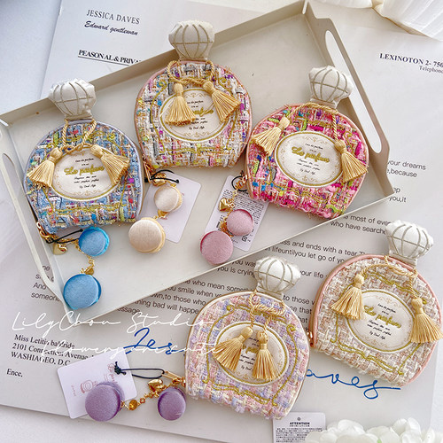 日本原创手作香风首饰收纳包迷你