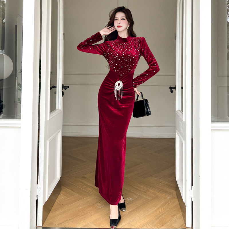 法式轻奢优雅风连衣裙