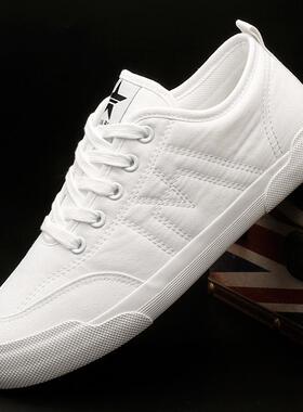 闪步25120m 春季低帮系带布鞋复古潮流时尚薄款男士透气百搭板鞋