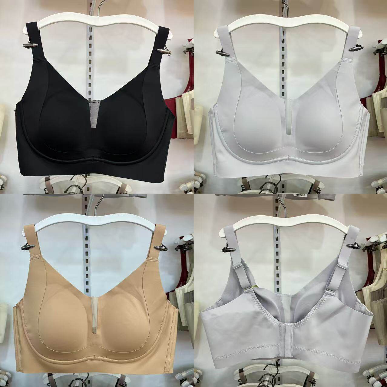 新款无痕软钢圈聚拢女士内衣ABC杯上托收副乳薄款时尚文胸罩5088