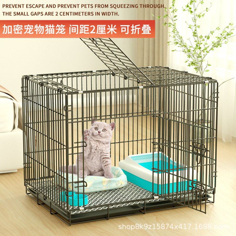 猫笼便携式小猫宠物笼子小型猫咪幼猫家用折叠笼子猫笼子工厂批发