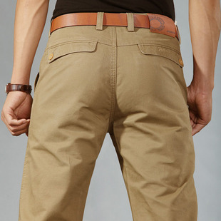 秋季美式工装纯棉休闲裤男士夏季薄款2025新款宽松直筒百搭长裤子