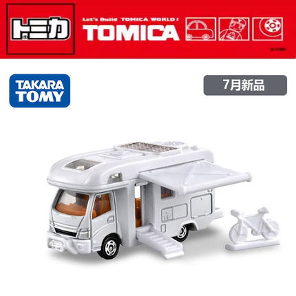 7月新品 TOMY多美卡合金小车模型红白盒24号野地露营房车收藏玩具