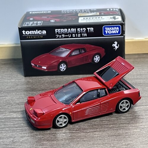 TOMY多美卡4月新车黑盒08号法拉利512 TR合金小汽车模型玩具摆件