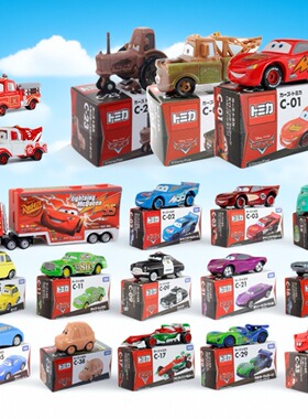 TOMY多美卡赛车运动总动员麦昆板牙路霸杰克逊合金小汽车模型玩具
