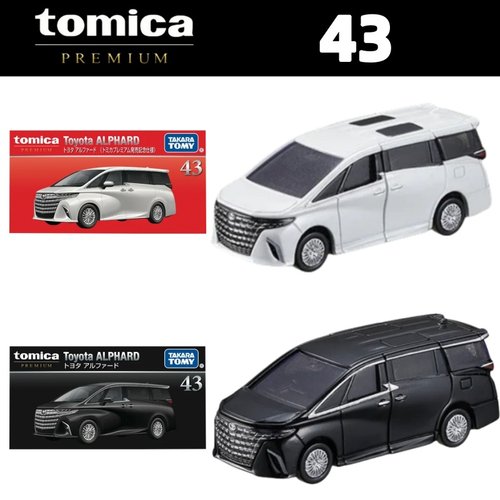 TOMY多美卡合金小汽车TOMICA黑盒TP43号丰田埃尔法商务车模型玩具