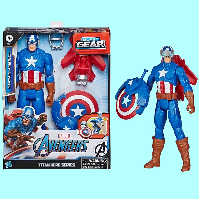 Hasbro孩之宝 复仇者联盟 漫威 12英寸(30.5cm)美国队长 模型玩具