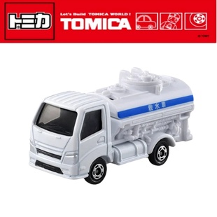 8月新車紅白盒87號(hào)灑水車合金車模型玩具 TOMY多美卡 JTFN日版