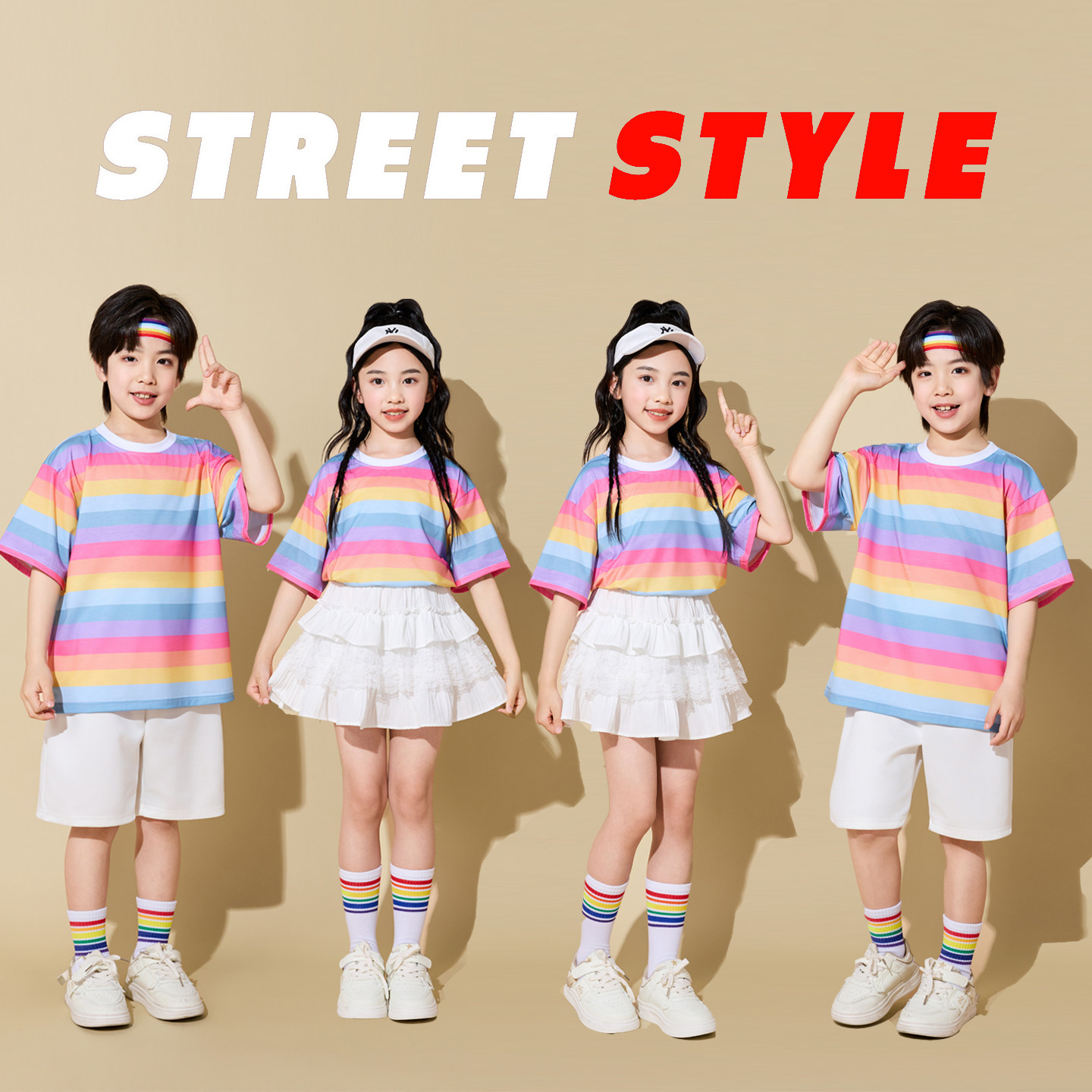 幼儿园园服夏季套装毕业服小学生班服六一演出服男女童朗诵合唱服