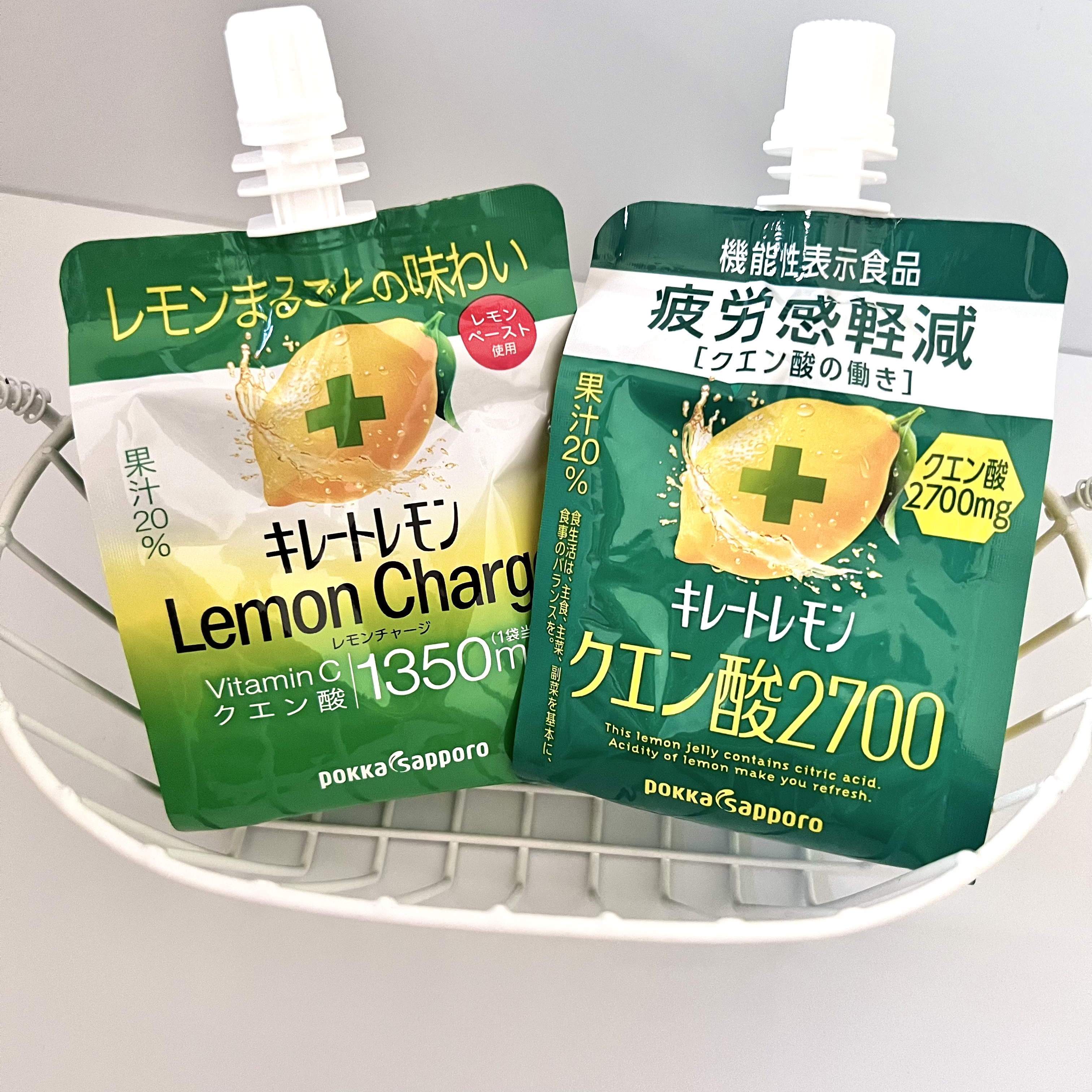 日本POKKA SAPPORO百佳柠檬碳酸维生素C缓解疲劳果冻饮料165g图片
